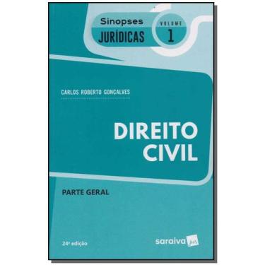 Imagem de Direito Civil: Parte Geral - Vol.1 - Coleção Sinopses Jurídicas - SARA