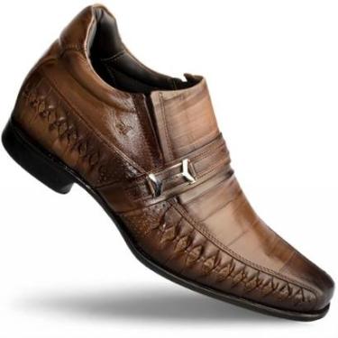 Imagem de Sapato Rafarillo Alth Aumenta 7cm Couro Original 3261-Masculino