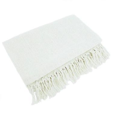 Imagem de Manta Para Sofá Em Algodão Bege Cru Gigante 2,40 X 1,80 - New Shop Tex