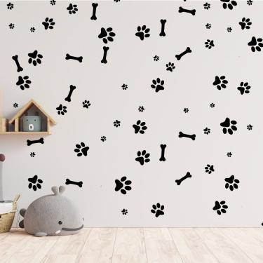 Imagem de Adesivo De Parede Decorativo Infantil Patinhas