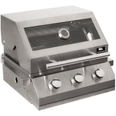 Imagem de Churrasqueira A Gás Para Embutir 3 Bocas Gourmet Mimo Style