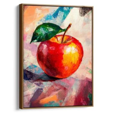 Imagem de Quadro decorativo Maçã - Mioquadros, 120x80 cm, Tabaco