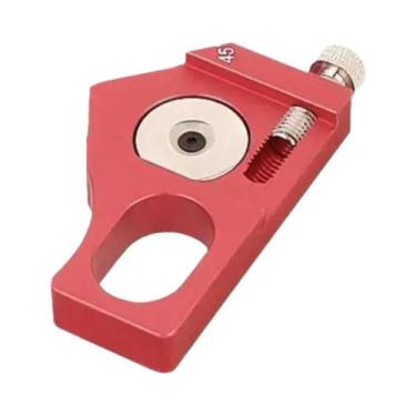 Imagem de Régua De Ângulo De Aço 45 60 90 Graus Com Bloco De Posicionamento, Esq