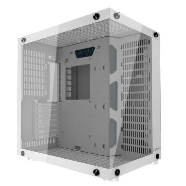 Imagem de Gabinete Gamer Hyrax HGB700, ATX, Mid Tower, Frontal e , Sem FANs, - HGB700W-Unissex