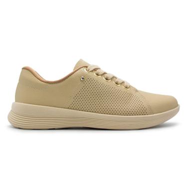 Imagem de Tênis Usaflex Feminino Couro Conforto Casual UC0602-Feminino