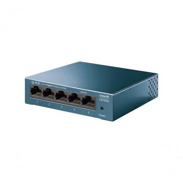 Imagem de Switch Gigabit de Mesa LS105G SMB com 5 Portas RJ45 10-100-1000MBPS e Tecnologia de Economia de Energia TP-Link