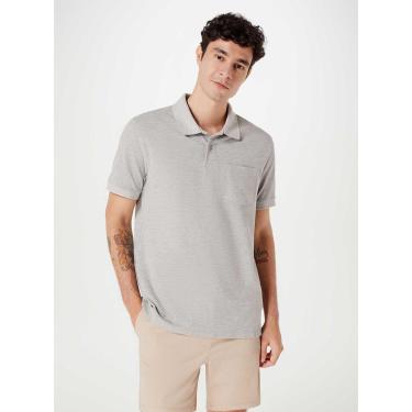 Imagem de Camisa Polo Hering 3M2A Masculina Com Bolso Piquet T. P/XXG-Masculino