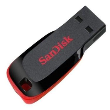 Imagem de Pen Drive USB Flash Drive Cruzer Blade 128GB Sandisk