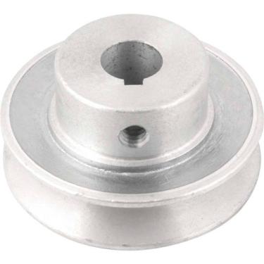 Imagem de Polia de Alumínio 1 Canal, Perfil A, 70 mm com Furo de 5/8" - 15,9 mm,