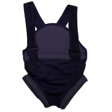 Imagem de Canguru de bebê bublim baby 100% algodão tamanho único azul marinho +3