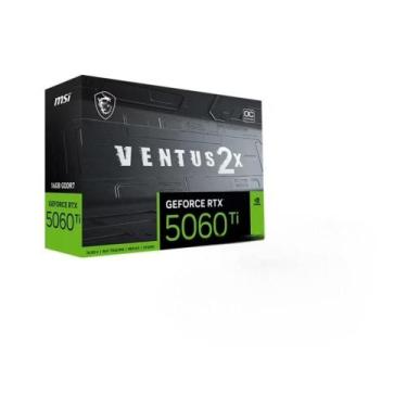 Imagem de VGA PCI-E 16GB MSI GEFORCE RTX5060 Ti GDDR7 - Nvidia