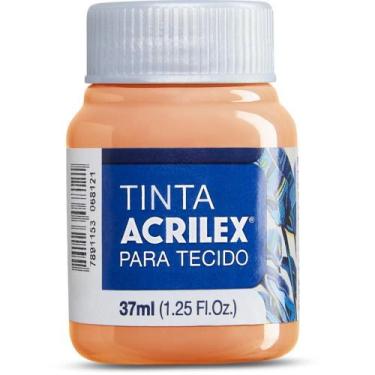 Imagem de Tinta para Tecido Acrilex Fosca 37ML Salmão