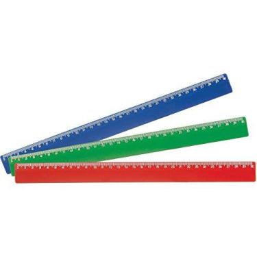 Imagem de Regua De Poliestireno New Line Cores Sortidas 30Cm. - MAXCRIL