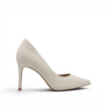 Imagem de Scarpin Salto Fino Classic - DI VALENTINI, Off white, 36