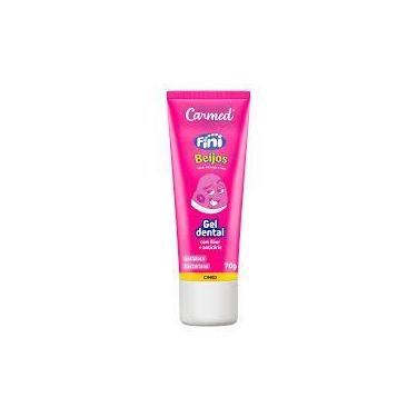 Imagem de Gel dental com Fluor Carmed Fini Beijos 70g - CIMED