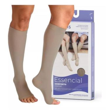 Imagem de Meia Sigvaris Select Comfort 20-30mmhg 3/4 Ad Pé Aberto, G1