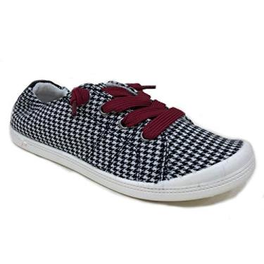 Imagem de Tênis feminino Dallas Jellypop, Black/White Houndstooth, 6