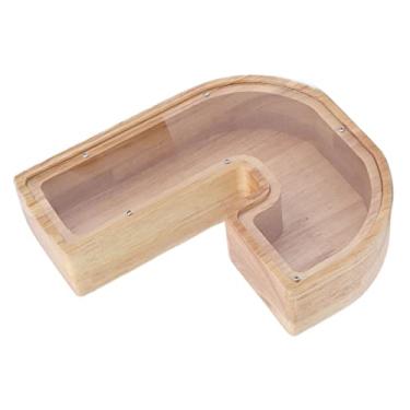 Imagem de Caixa de moedas, letras personalizadas em forma de caixa de dinheiro textura fina de bambu para o Natal no ano novo para o aniversário no feriado(5A10)