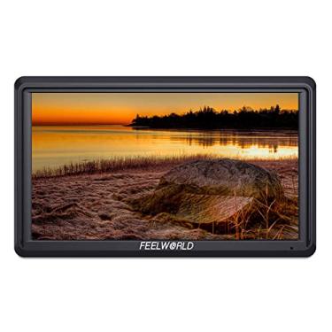 Imagem de FEELWORLD FW568 V2 5,5" 3D LUT DSLR Monitor de campo de câmera IPS Full HD 1920x1152 suporte entrada HDMI com suporte de vídeo de forma de onda