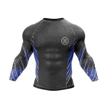 Rash Guard Luta Livre Jiu Jitsu Preta + Faixa Azul Xgear - Rash Guard -  Magazine Luiza