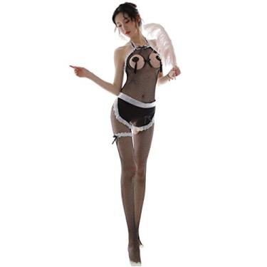 Imagem de Sexy Maid Costume Bras for Women Sexy Cosplay Outfits Panties Sets for Women Lovely Maid outfit Japanese (WWA6017)