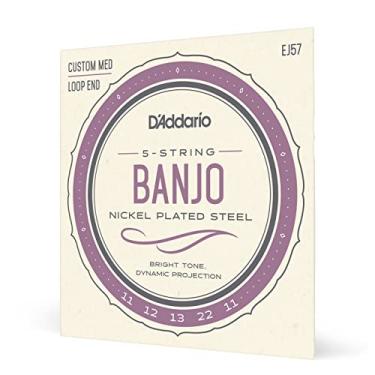 Imagem de Encordoamento Para Banjo 5 Cordas D'Addario Nickel Plated Steel EJ57