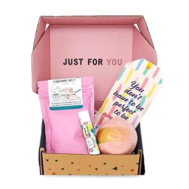 Imagem de Conjunto de cesta de presente especial de aniversário para ela - caixa de presente exclusiva para mãe, esposa, amiga, tia, irmã - presentes de dia das mães (caixa de spa)