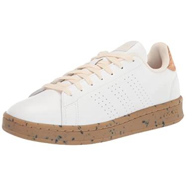 Imagem de adidas Tênis masculino Advantage, Ftwr Branco/Ftwr Branco/Goma 3, 7