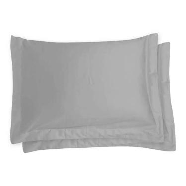 Imagem de Kit Com 2 Fronhas 300 Fios Satinee - Kacyumara Silver