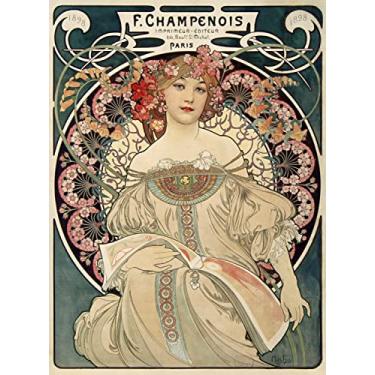 Imagem de Buffalo Games - Alphonse Mucha - Reverie (Daydream) - Quebra-cabeça de 1000 peças