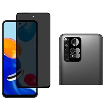Imagem de KIT Xiaomi Redmi Note 11 Película Privacidade + Pelicula de Câmera (tela 6.43) (C7COMPANY)