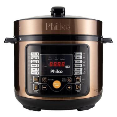 Panela de Pressão Elétrica Digital Philco PPP01P 6 Litros - Inox Preta -  lojasbecker