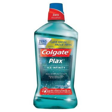 Imagem de Enxaguante Bucal Colgate Plax Ice Infinity Leve 1l Pague 700ml