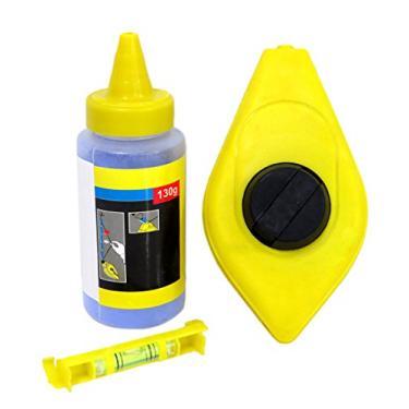 Imagem de Kit Giz De Linha E Marcador Nível Para Gesseiro e Pedreiro