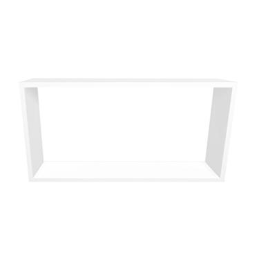 Imagem de Nicho Retangular em Mdf Branco Para Decoração de Quartos Salas e Ambientes - 55x31x10cm Poma shop
