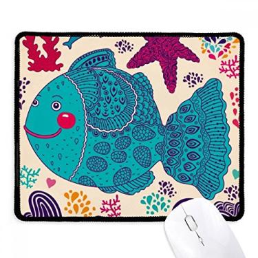 Imagem de Tapete de borracha para jogos com bordas costuradas e desenho de linha