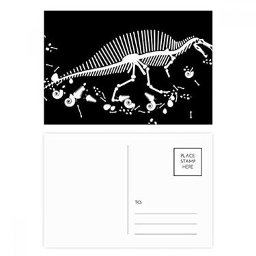 Imagem de Cartão postal Dinossauro Ossos Enormes Conjunto de Cartões Postal de Aniversário