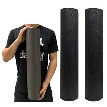 Imagem de Kit 2 Rolos Massagem Liberação Miofascial 60cm DF1062 Preto Dafoca Sports