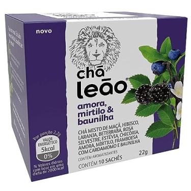 Imagem de Leão Chá Frutas E Flores - Amora Mirtilo E Baunilha 10 Sachês