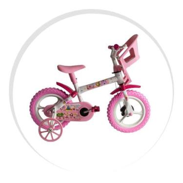 Imagem de Bicicleta Infantil Aro 12 Com Rodinhas Princesas Styll Baby