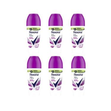 Imagem de Desodorante Roll-On Rexona 50 Ml Fem Active Emotion-Kit 6Un