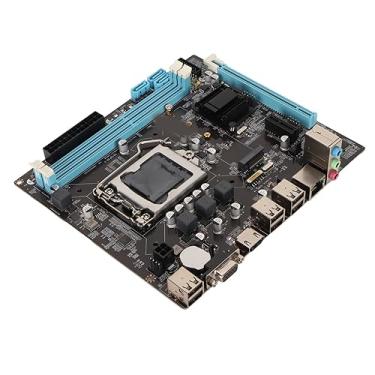 Imagem de Placa-mãe de Desktop Com Soquete de CPU LGA 1155, Placa-mãe de Mineração de Computador H61 ATX 2 X 8GB DDR3, Placa-mãe NVME M.2 WiFi VGA HD Multimídia 6 USB2.0 3 SATA2.0 ITX