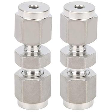 Imagem de Encaixe de Compressão de Aço Inoxidável, Encaixe de Tubo de Compressão de Aço Inoxidável 316, União, Reto, Microscópios Binoculares Compostos de Laboratório de Ciências (F8)