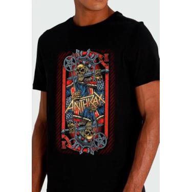 Imagem de Camiseta Anthrax Evil Kings Oficial Banda De Rock Of0215 Rch - Consula