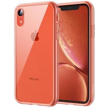 Imagem de JETech Capa para iPhone XR 6,1 Polegadas, Case Protetora de Telefone à Prova de Choque Não-Amarelecimento, Capinha Parte Traseira Transparente Anti-Riscos (Coral)