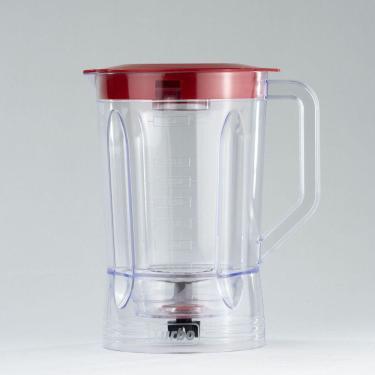 Imagem de 9302 - Copo Mondial L1000/  Turbo Inox L1200w Cristal (tampa Verm)