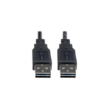 Imagem de Tripp Lite Cabo universal reversível USB 2.0 de alta velocidade (reversível A para reversível A M/M) 3 metros (UR020-010)