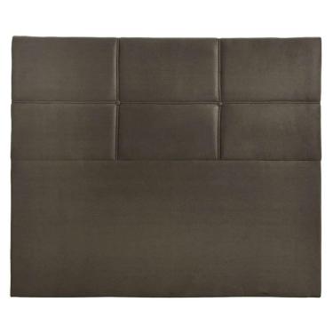 Imagem de Cabeceira Estofada Milena 1,40 Casal Suede Shop Das Cabeceir Castor