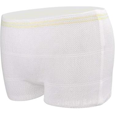 Imagem de Calcinha de malha descartável, 20 unidades, roupa íntima pós-parto, roupa íntima pós-parto para mulheres, macias, respiráveis e elásticas