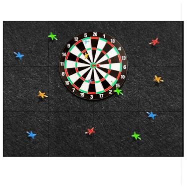 Imagem de Windkream 12 peças de protetores de parede surround de dardos de comprimento estendido servem para parede de feltro de 43 cm e 45 cm com abas adesivas removíveis (91 x 61 x 0,5)